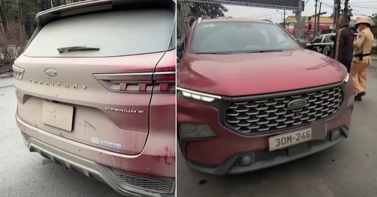 Cục CSGT thông tin việc tài xế ô tô bị phạt 23 triệu vì “biển số dính bùn”