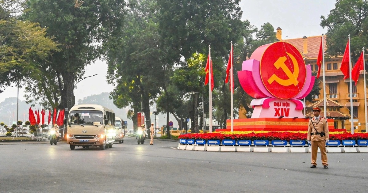 CSGT Hà Nội đảm bảo giao thông thông suốt, phục vụ Đại hội XIV của Đảng