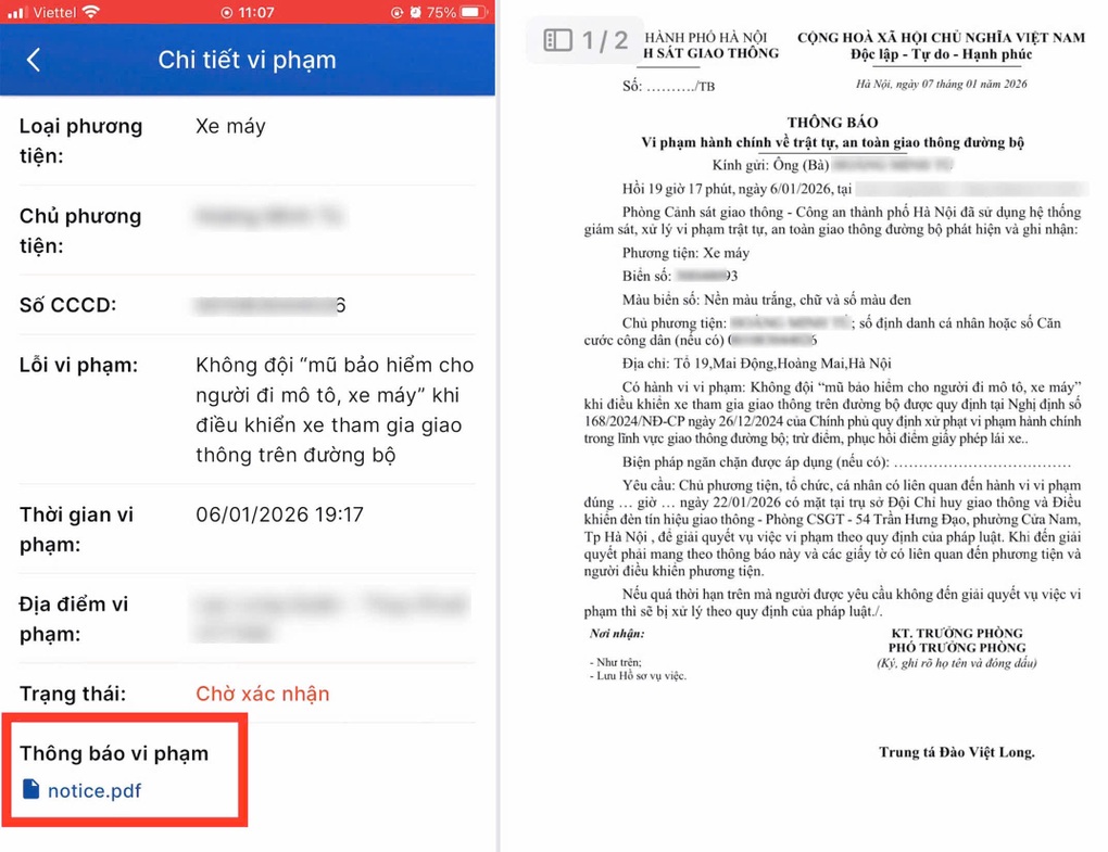 Bị camera AI phát hiện vi phạm, người dân nộp phạt như thế nào? - 2