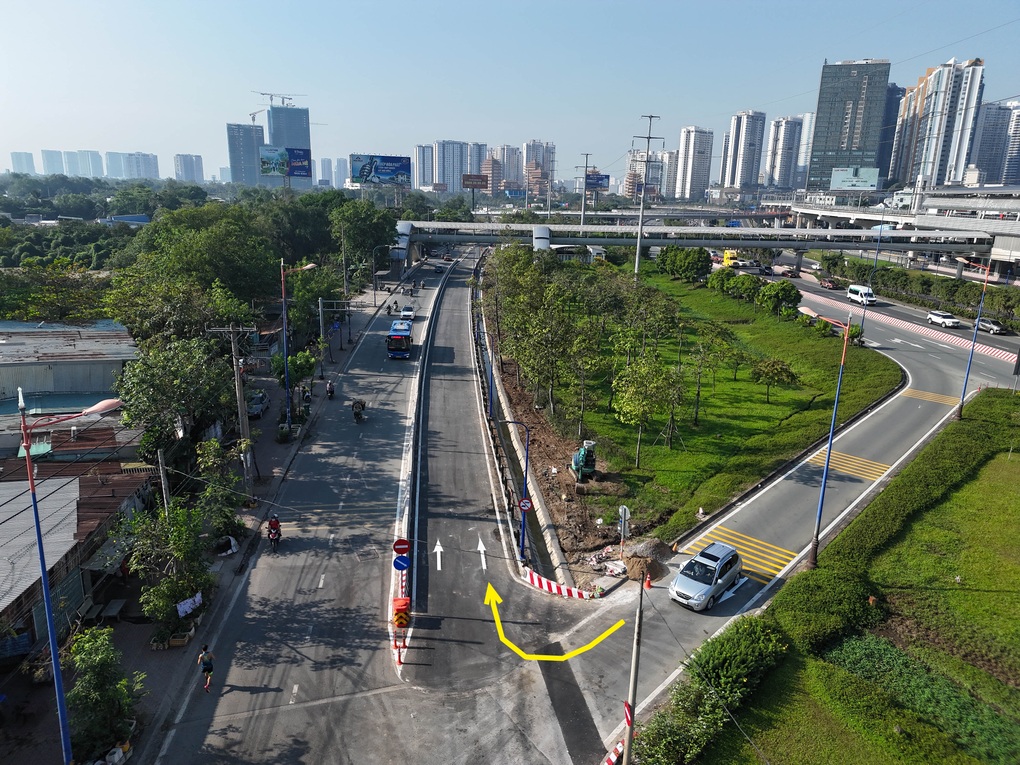 Nhánh đường mới giúp tài xế TPHCM né kẹt xe tại nút giao An Phú - 3