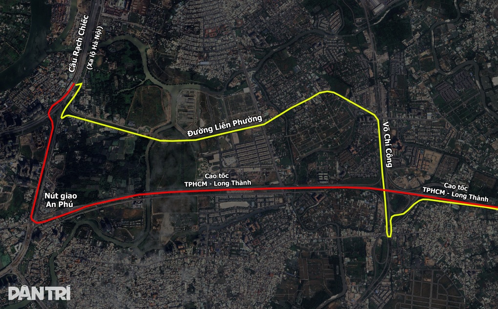 Nhánh đường mới giúp tài xế TPHCM né kẹt xe tại nút giao An Phú - 1