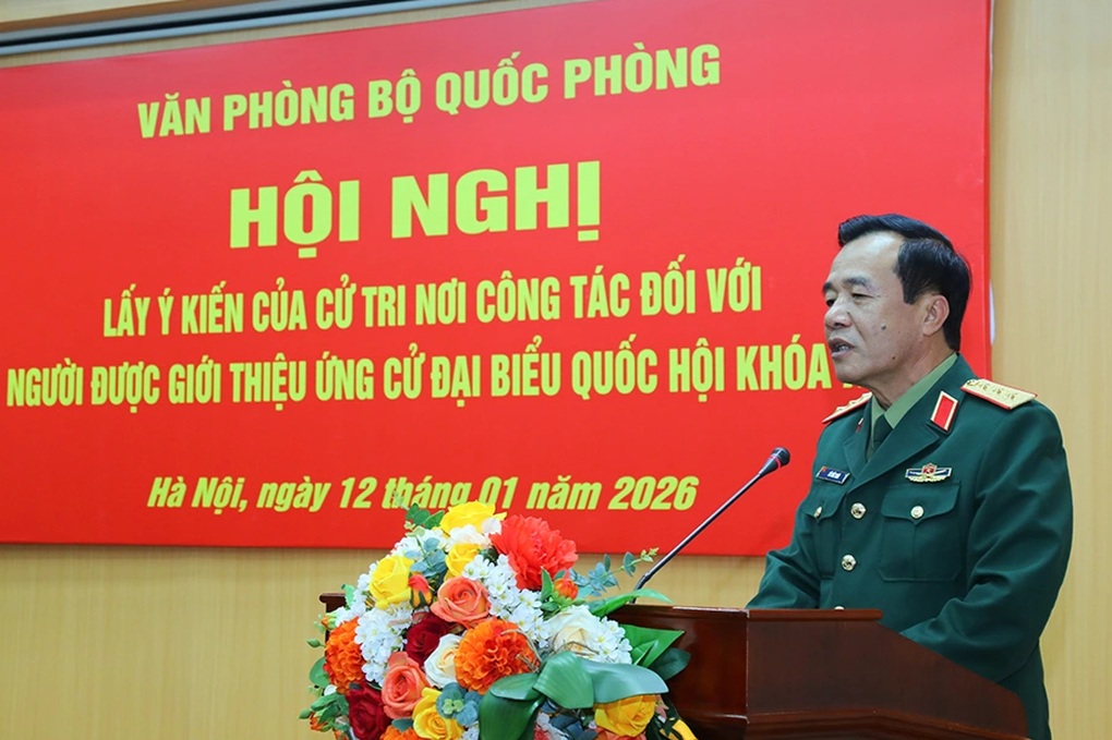 Giới thiệu Thượng tướng Lê Đức Thái ứng cử đại biểu Quốc hội khóa XVI - 1 Giới thiệu Thượng tướng Lê Đức Thái ứng cử đại biểu Quốc hội khóa XVI - 1