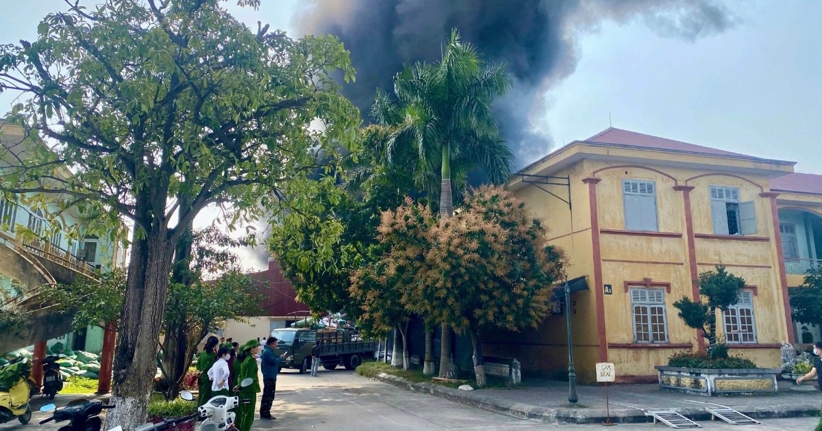 Cháy xưởng lao động dạy nghề tại Trại giam Quảng Ninh