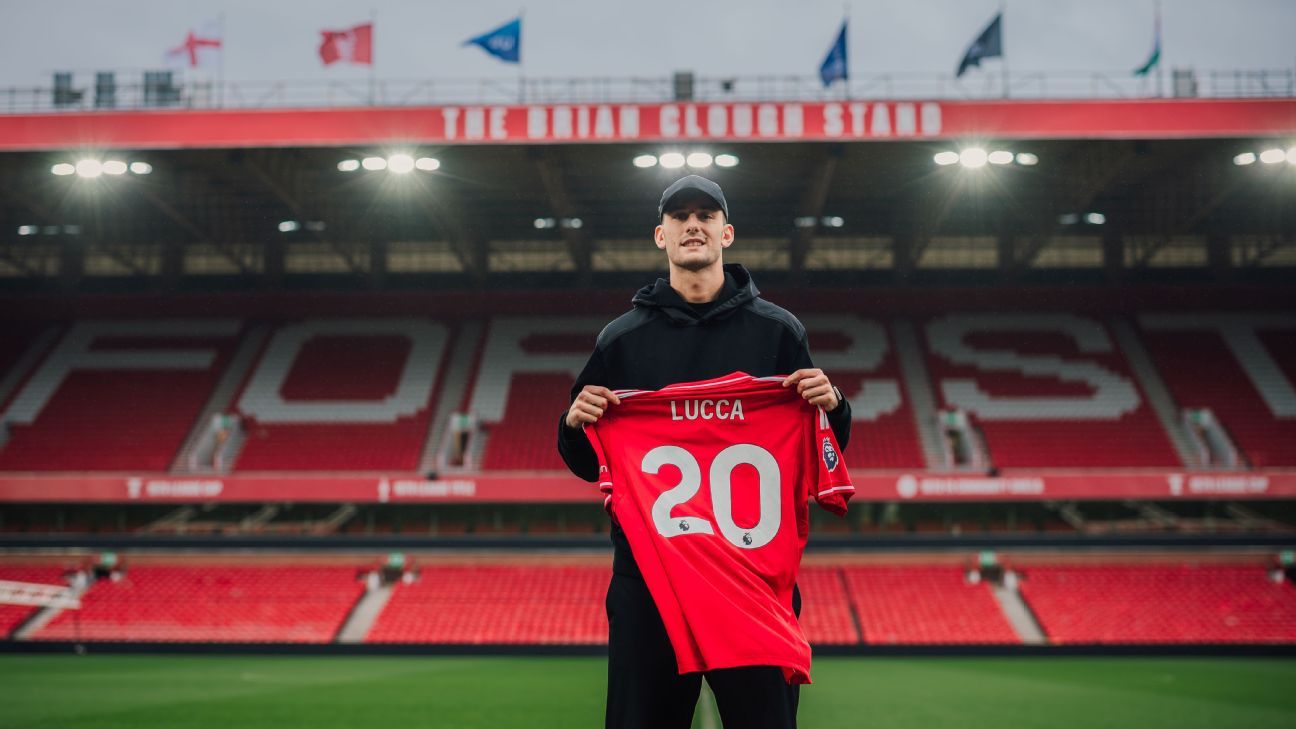 Nottingham Forest sign Napoli striker Lorenzo Lucca on loan