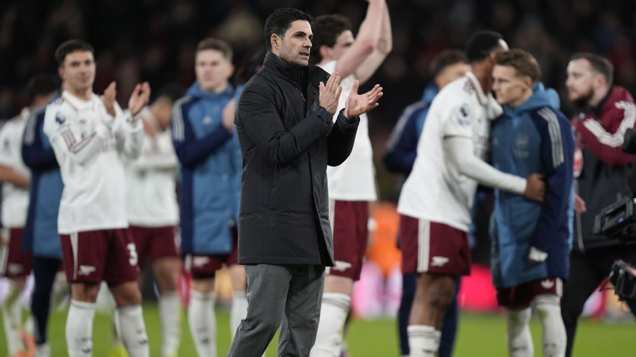 Mikel Arteta: Nobody has more desire than me to see Arsenal win Premier League