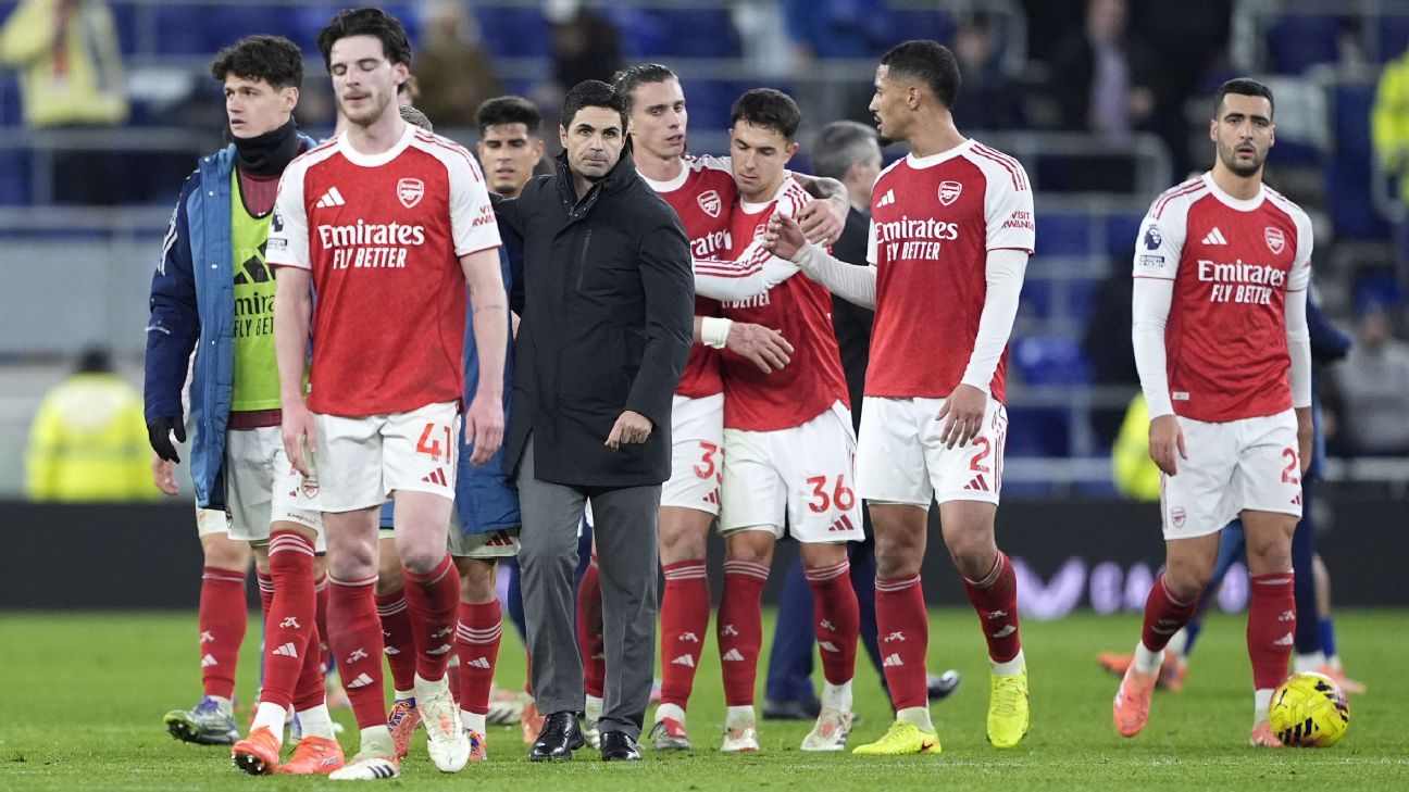 Arsenal’s Mikel Arteta: ‘I beg’ Premier League for squad rule change