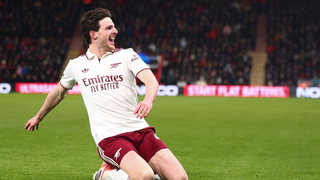 Arsenal’s Declan Rice one of the best in the world – Mikel Arteta