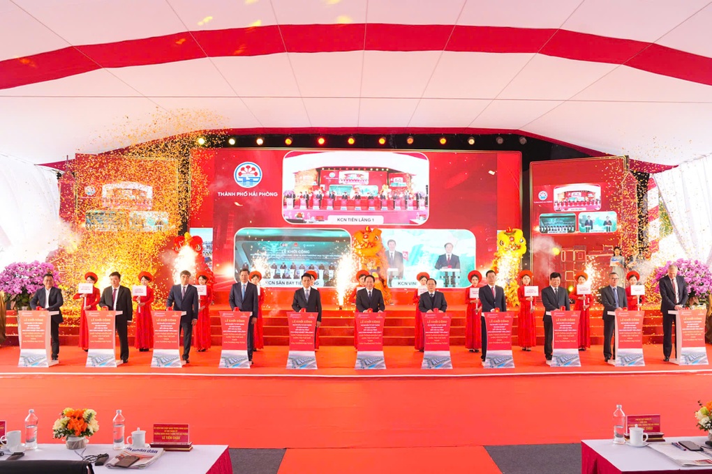 Hải Phòng khởi công 3 dự án chào mừng Đại hội XIV của Đảng - 1