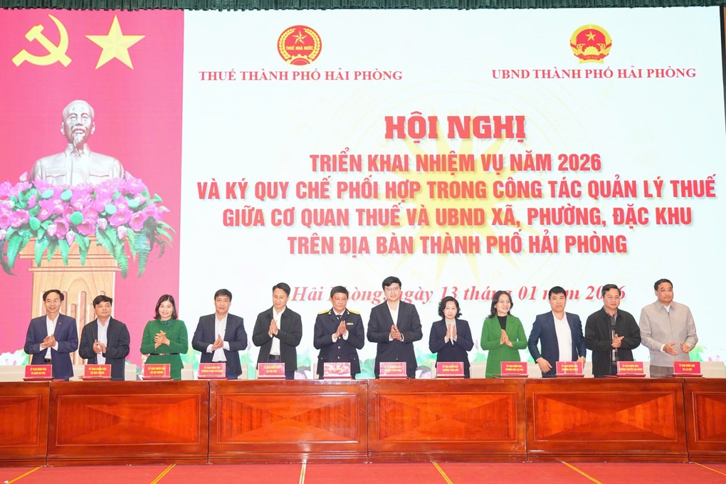 Hải Phòng ký quy chế phối hợp quản lý thuế với 114 xã, phường - 2