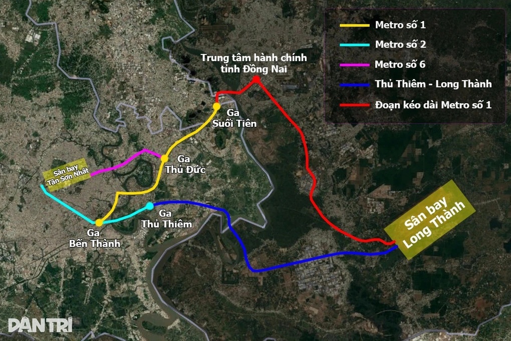 TPHCM dự kiến giao Thaco đầu tư 2 tuyến metro kết nối sân bay Long Thành - 2