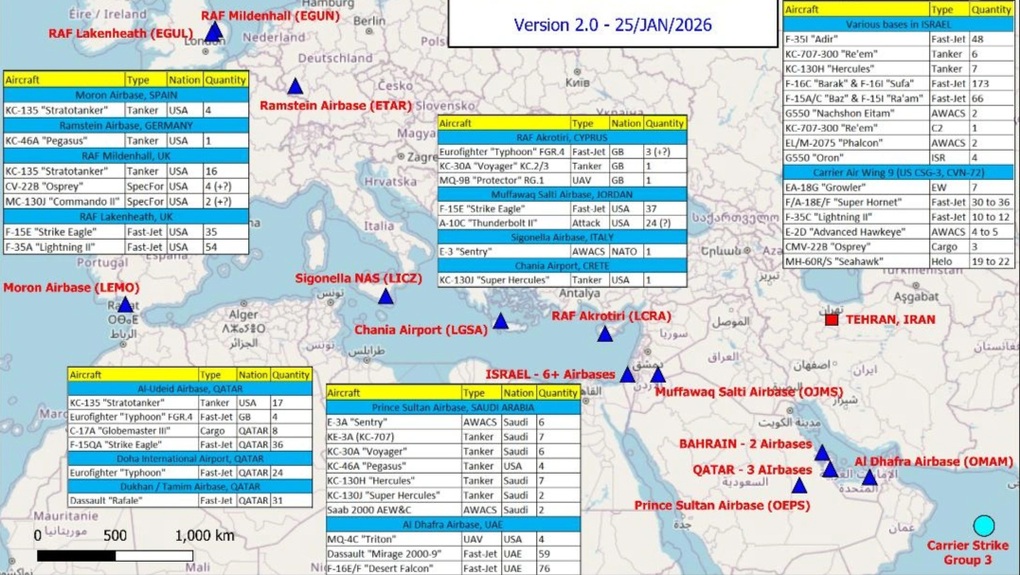 Mỹ bày binh bố trận ở Trung Đông, Iran tăng cường cảnh giác - 2