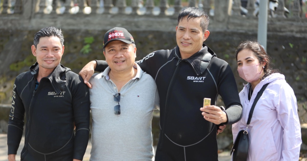 Vụ rơi 2 cây vàng xuống sông Hương: Tìm thấy cây vàng còn lại