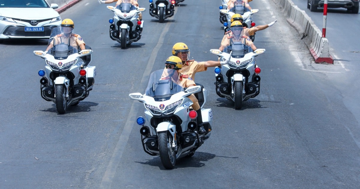 Phân luồng giao thông phục vụ Đại hội XIV của Đảng