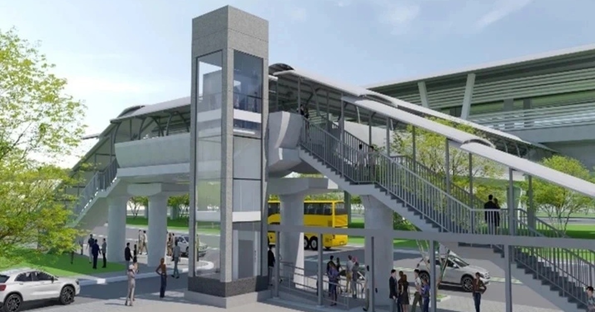 Metro số 1 TPHCM được lắp thêm thang máy cho cầu bộ hành