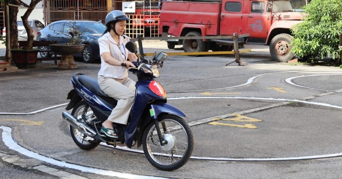 Bộ Công an bỏ một bài thi hình trong sát hạch bằng lái xe máy