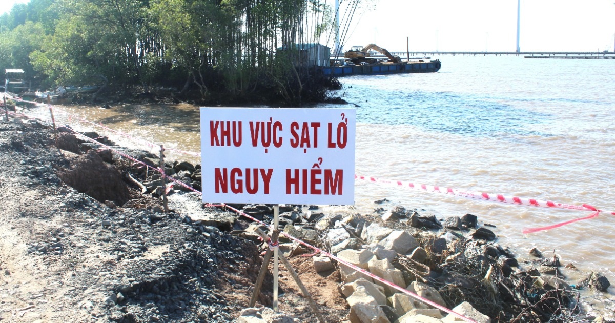 Hơn 26.820 tỷ đồng để phòng, chống sạt lở ở tỉnh địa đầu cực Nam Tổ quốc