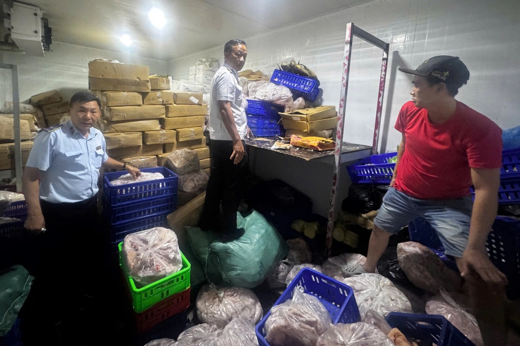 Phát hiện hơn 700kg cá, thịt đông lạnh không rõ nguồn gốc ở TPHCM - 1