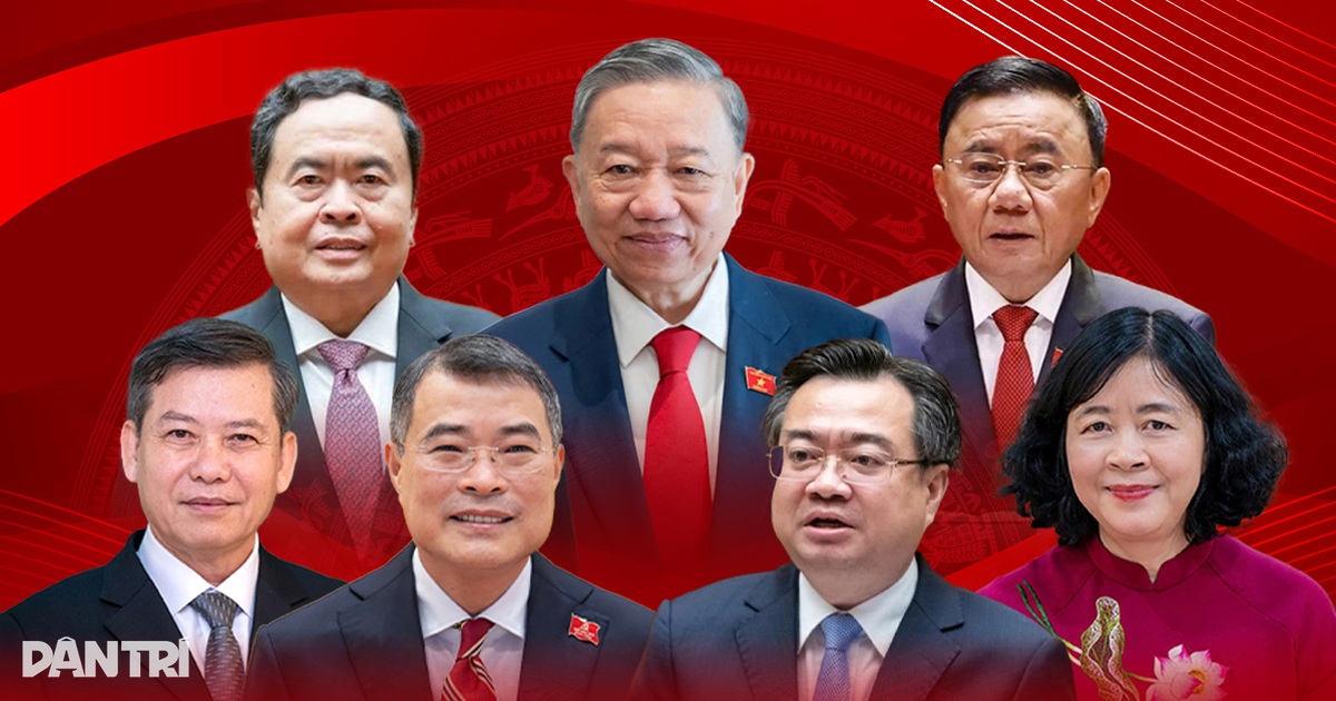 Công bố danh sách Ủy viên Bộ Chính trị khóa XIV