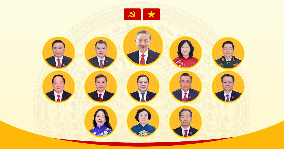 Thông tin chi tiết 13 Ủy viên Ban Bí thư khóa XIV