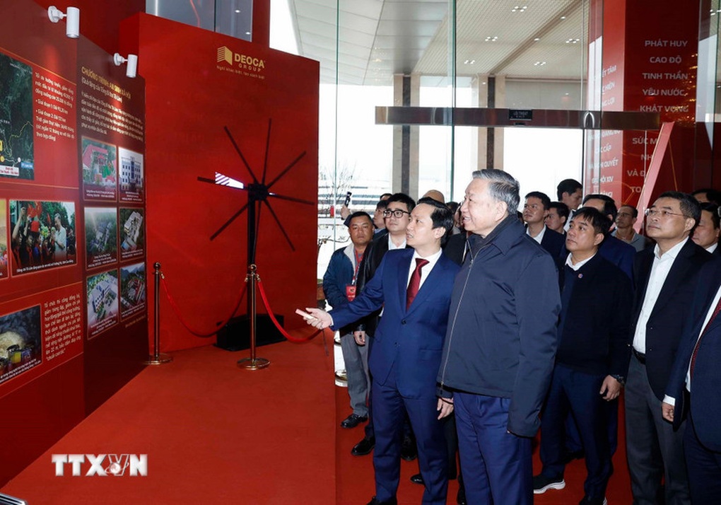 Tổng Bí thư: Cao Bằng cùng cả nước bước đi vững chắc trên con đường phát triển - 1 Tổng Bí thư: Cao Bằng cùng cả nước bước đi vững chắc trên con đường phát triển - 1