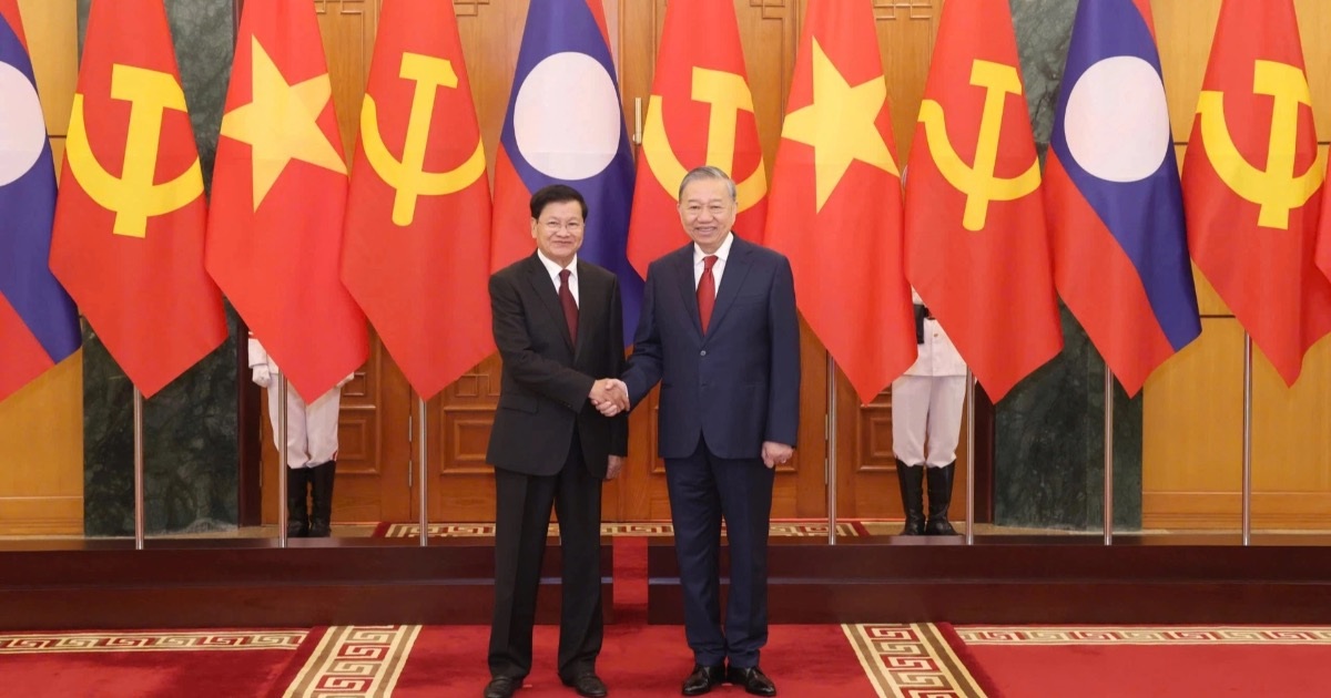 Tổng Bí thư Tô Lâm hội đàm với Tổng Bí thư, Chủ tịch nước Lào