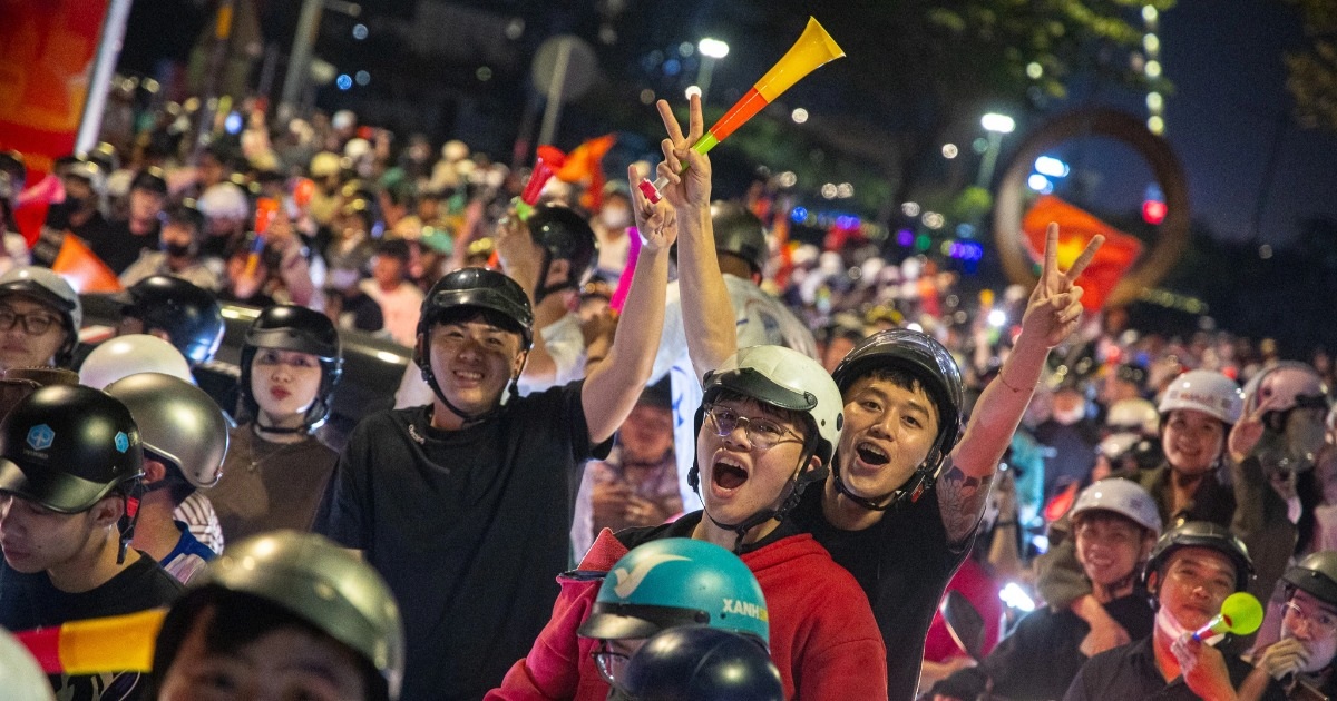 Đêm trắng TPHCM vỡ òa cùng chiến thắng của U23 Việt Nam