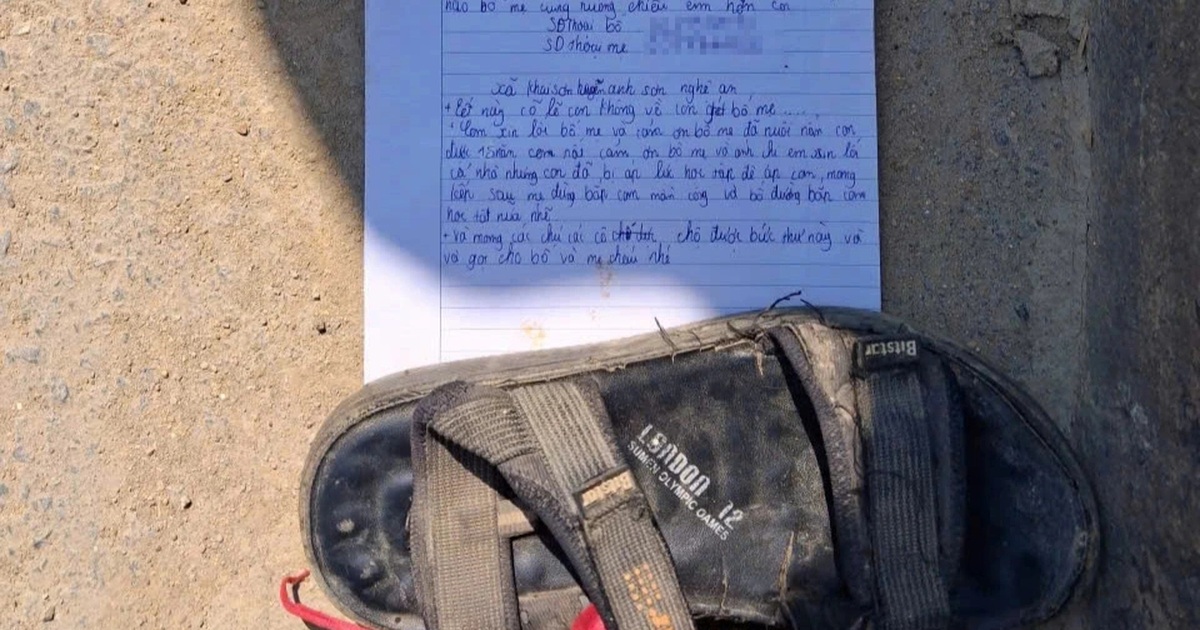 Bức thư “con mệt mỏi lắm” cùng đôi dép bỏ lại trên cầu chỉ là một trò đùa