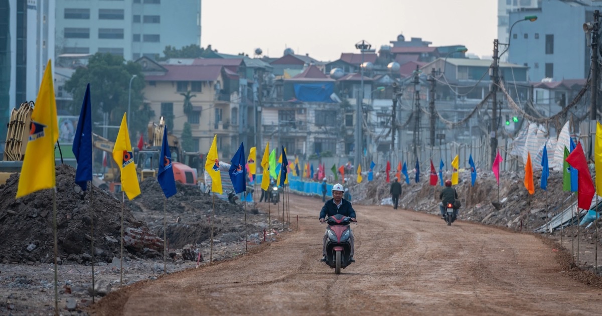 Thông tuyến đoạn Hoàng Cầu – Voi Phục, Vành đai 1 dần rõ hình hài