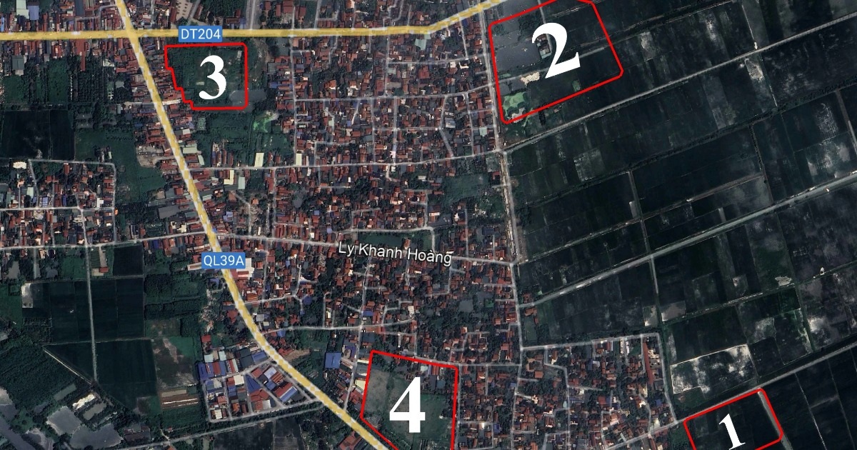 Vị trí xây Tượng đài Bác Hồ gắn với Đại thủy nông Bắc Hưng Hải ở Hưng Yên