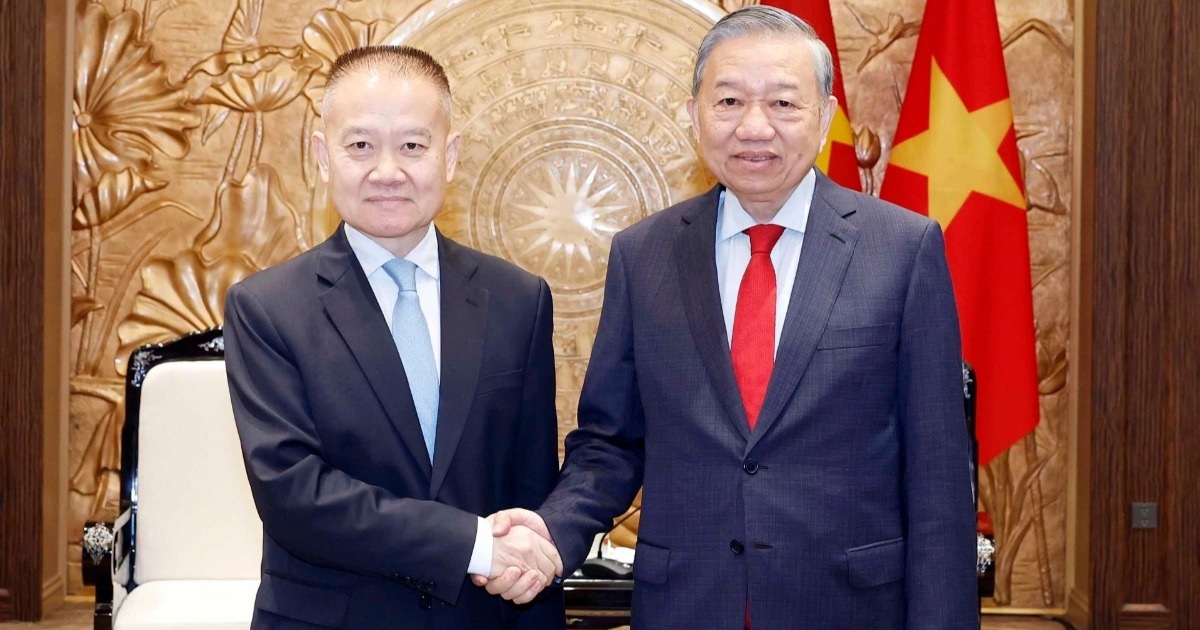 Tổng Bí thư tiếp đặc phái viên của Tổng Bí thư, Chủ tịch nước Trung Quốc