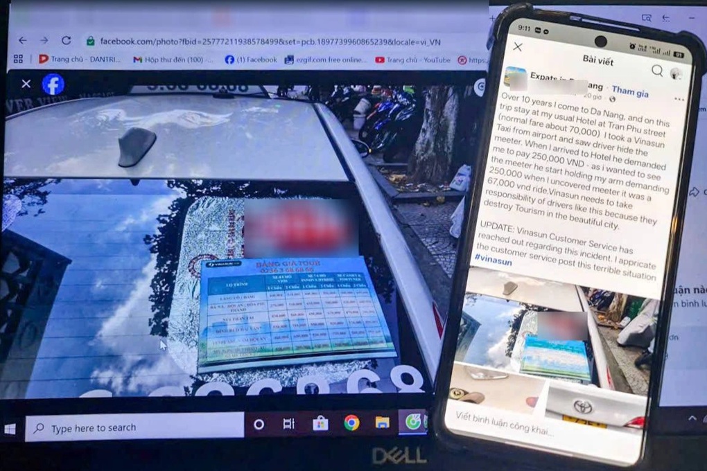 Cuốc taxi ở Đà Nẵng bị tố “chặt chém”, hãng nói chỉ là hiểu lầm - 1