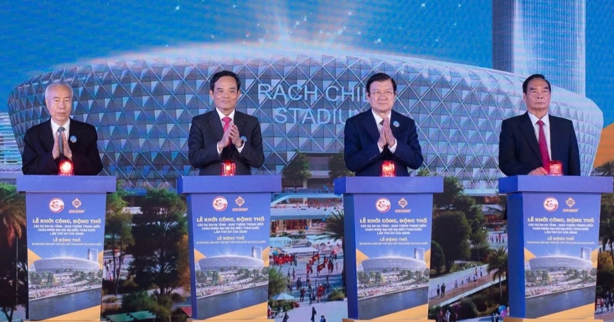 TPHCM khởi công loạt công trình chào mừng Đại hội Đảng