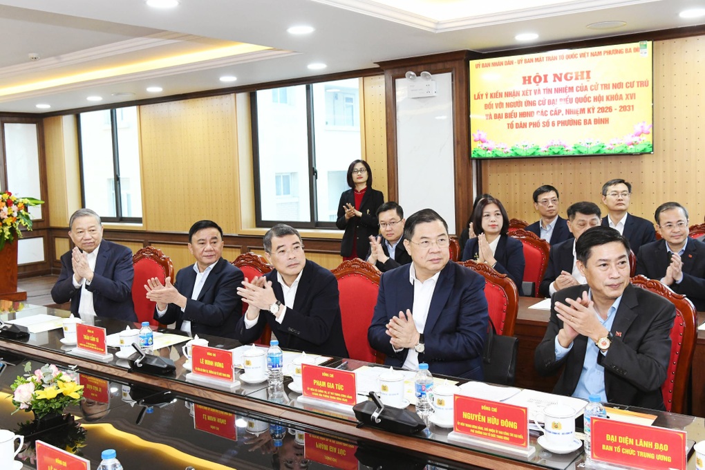 6 Ủy viên Bộ Chính trị ở phường Ba Đình ứng cử đại biểu Quốc hội khóa XVI - 2