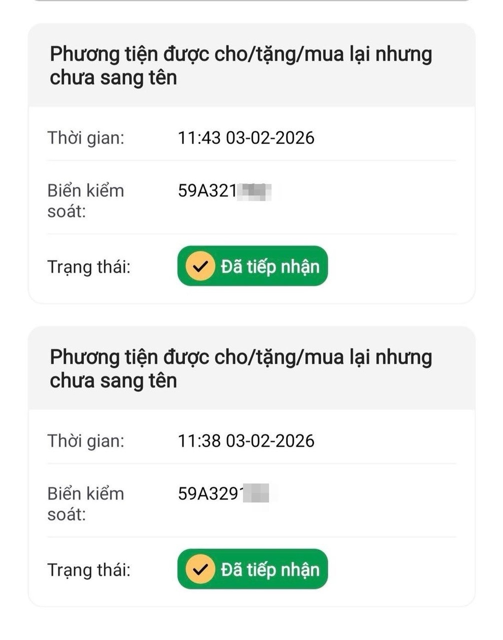 Cách khai báo tình trạng phương tiện đã bán hoặc bị mất cắp - 6