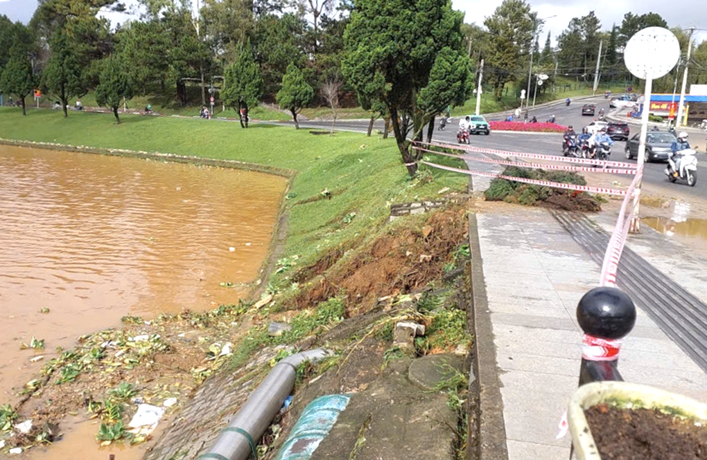 Lâm Đồng cần chi hơn 100 tỷ đồng sửa chữa bờ kè hồ Xuân Hương ở Đà Lạt - 2