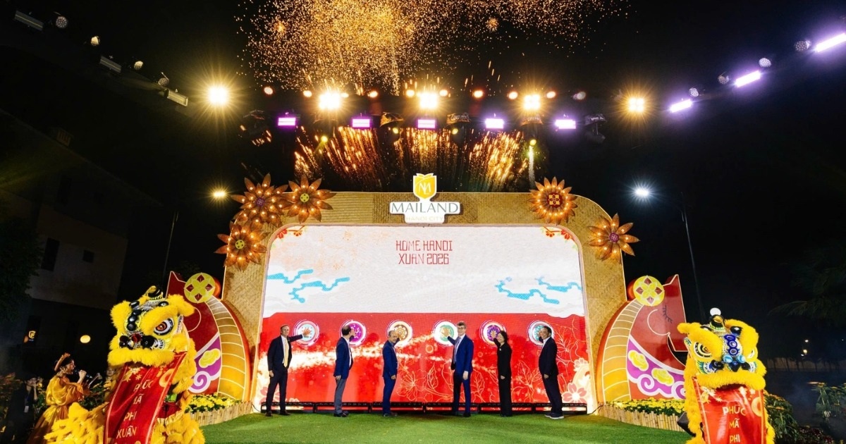 Đường hoa Home Hanoi Xuan 2026 khai mạc, đón chứng nhận của UNESCO