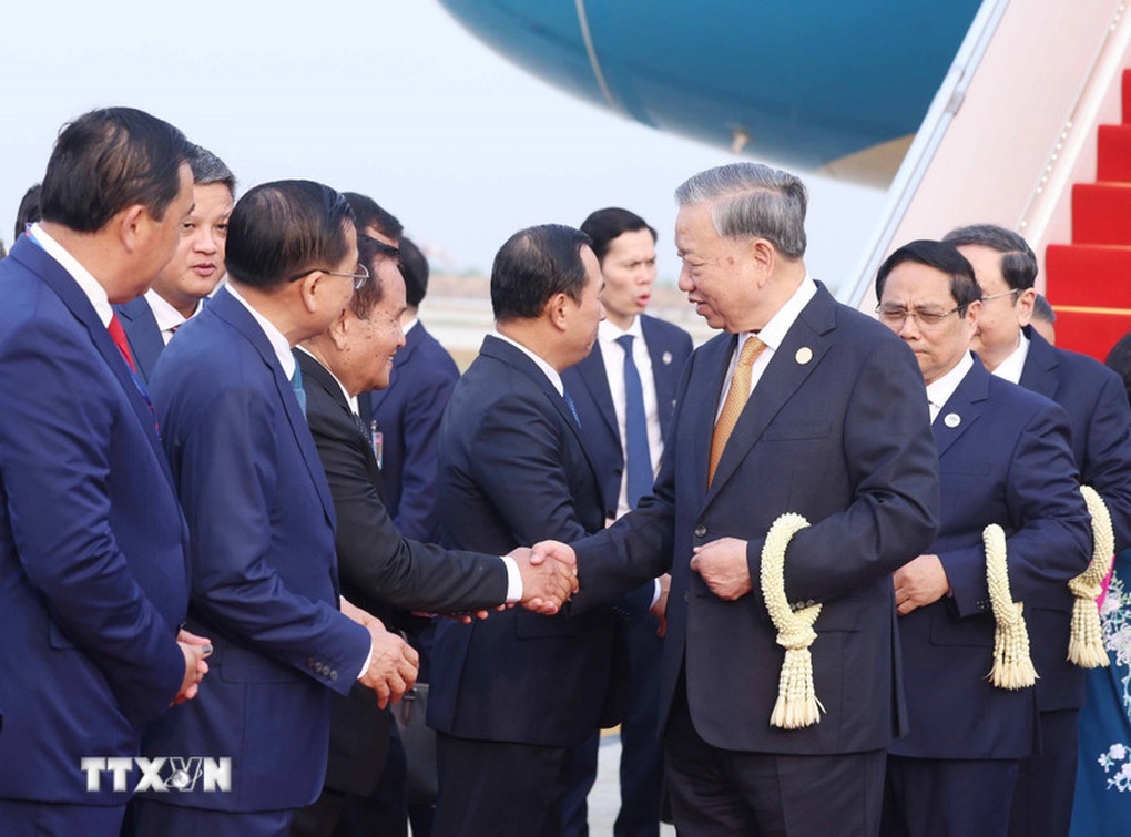 Tổng Bí thư Tô Lâm bắt đầu chuyến thăm cấp Nhà nước tới Vương quốc Campuchia - 1