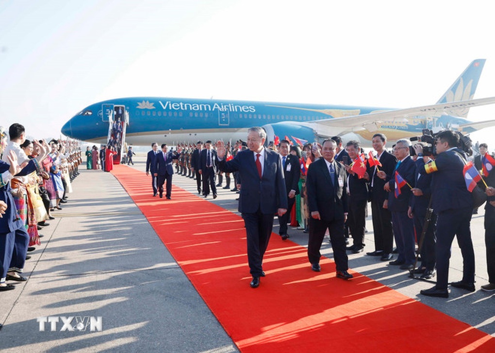 Tổng Bí thư Tô Lâm bắt đầu thăm cấp Nhà nước tới CHDCND Lào - 2