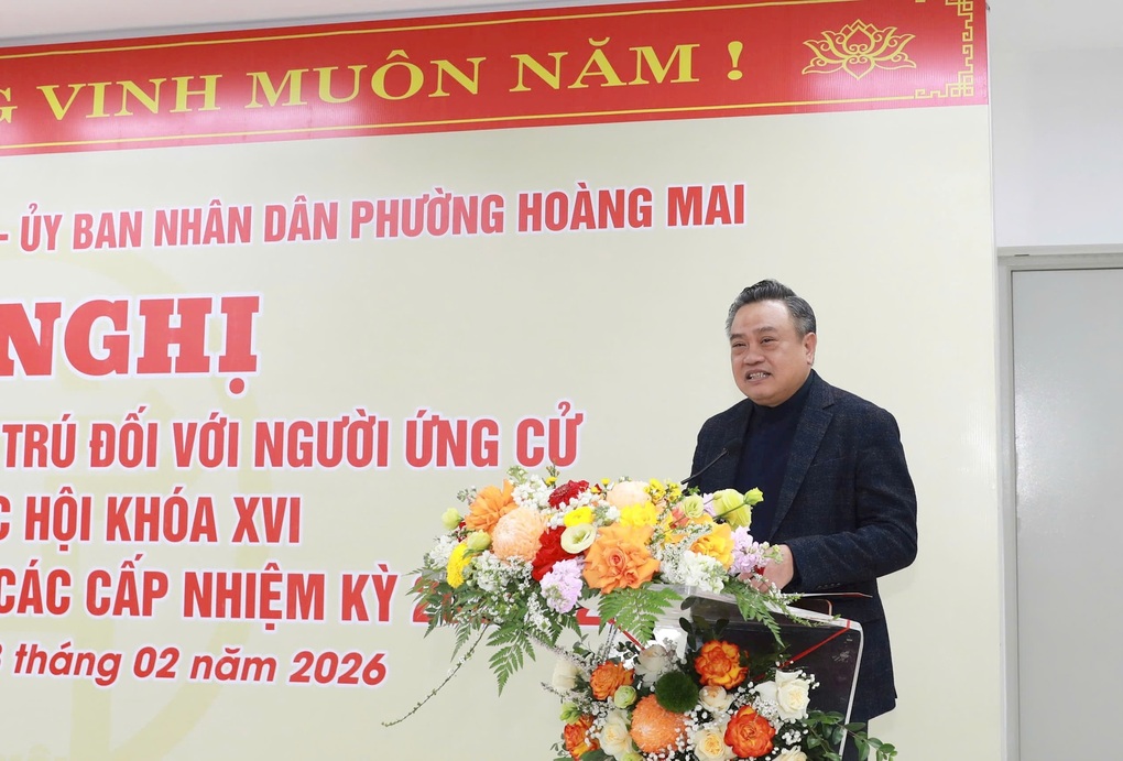 100% cử tri nhất trí giới thiệu ông Trần Sỹ Thanh ứng cử ĐBQH khóa mới - 1